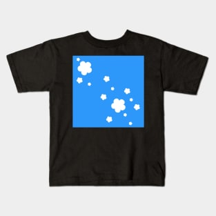 Blue Flower dress Kids T-Shirt